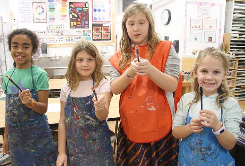 Lower School Harry Potter Class makes wands